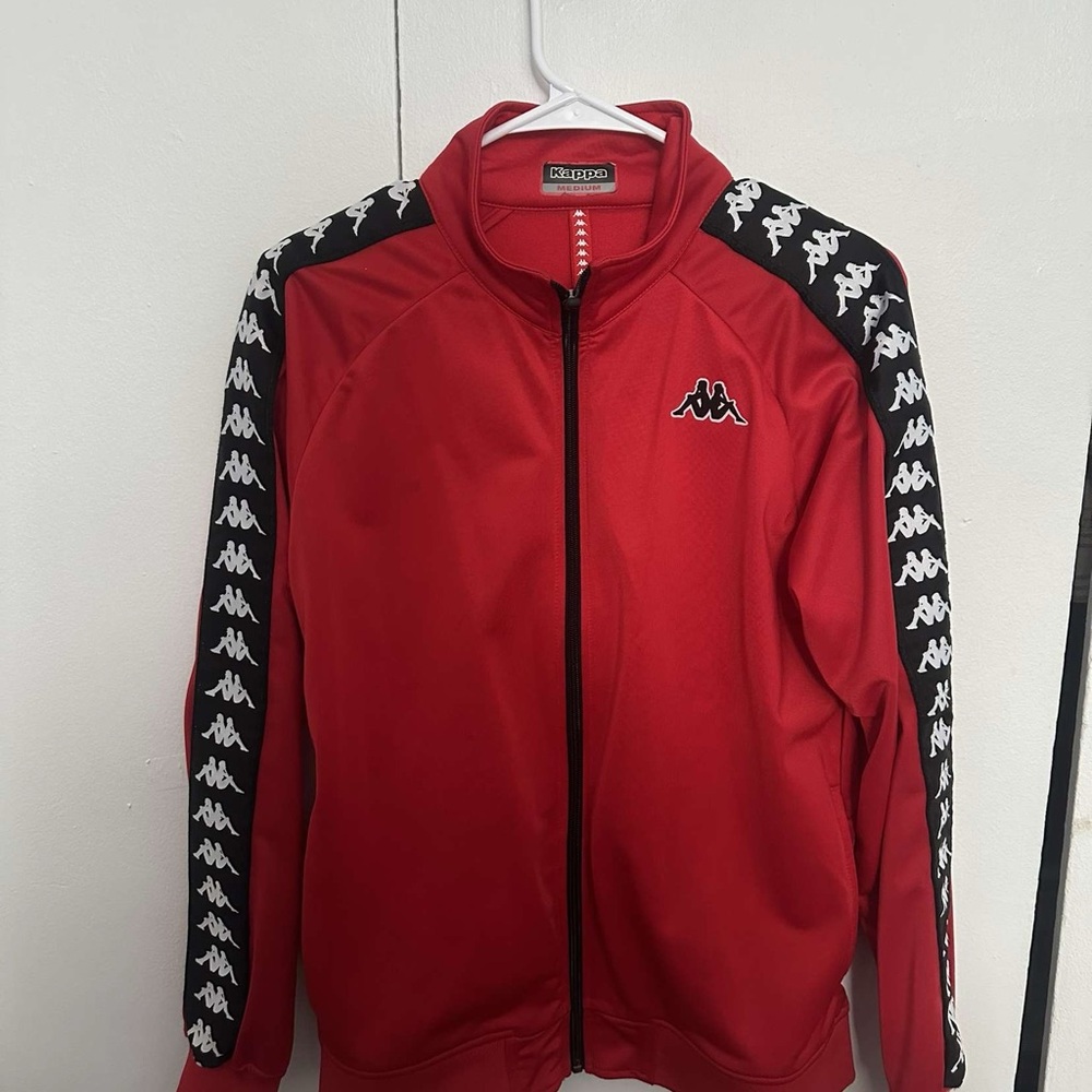 Kappa Men's Red & Black Jacket